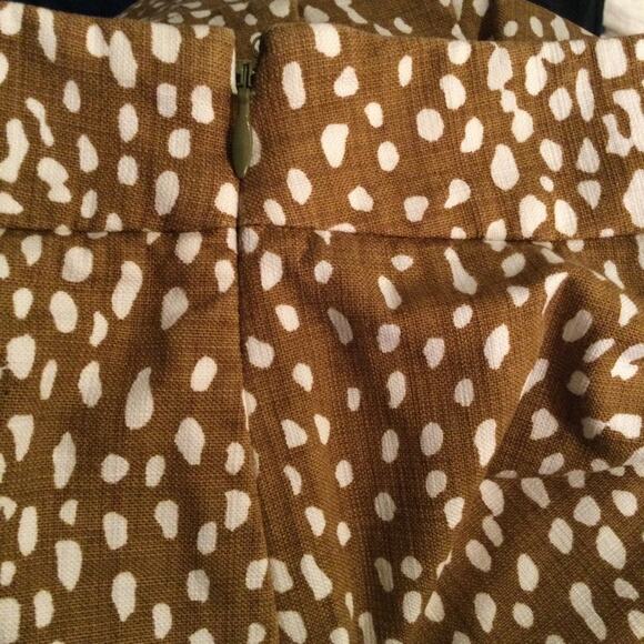 J. Crew animal print mini skirt 2 - Picture 4 of 5